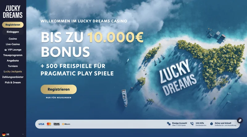 Lucky Dreams Casino mobile casino